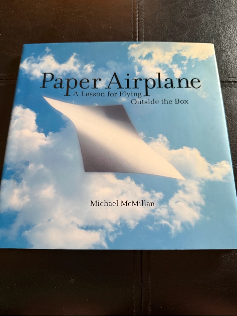 Paper Airplane by Michael McMillan - Blue Cover Coffee Table Book